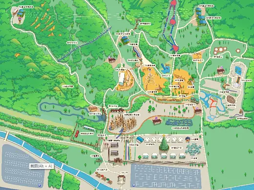 眉山景区手绘地图在紧急疏散与救援中的重要作用 ？